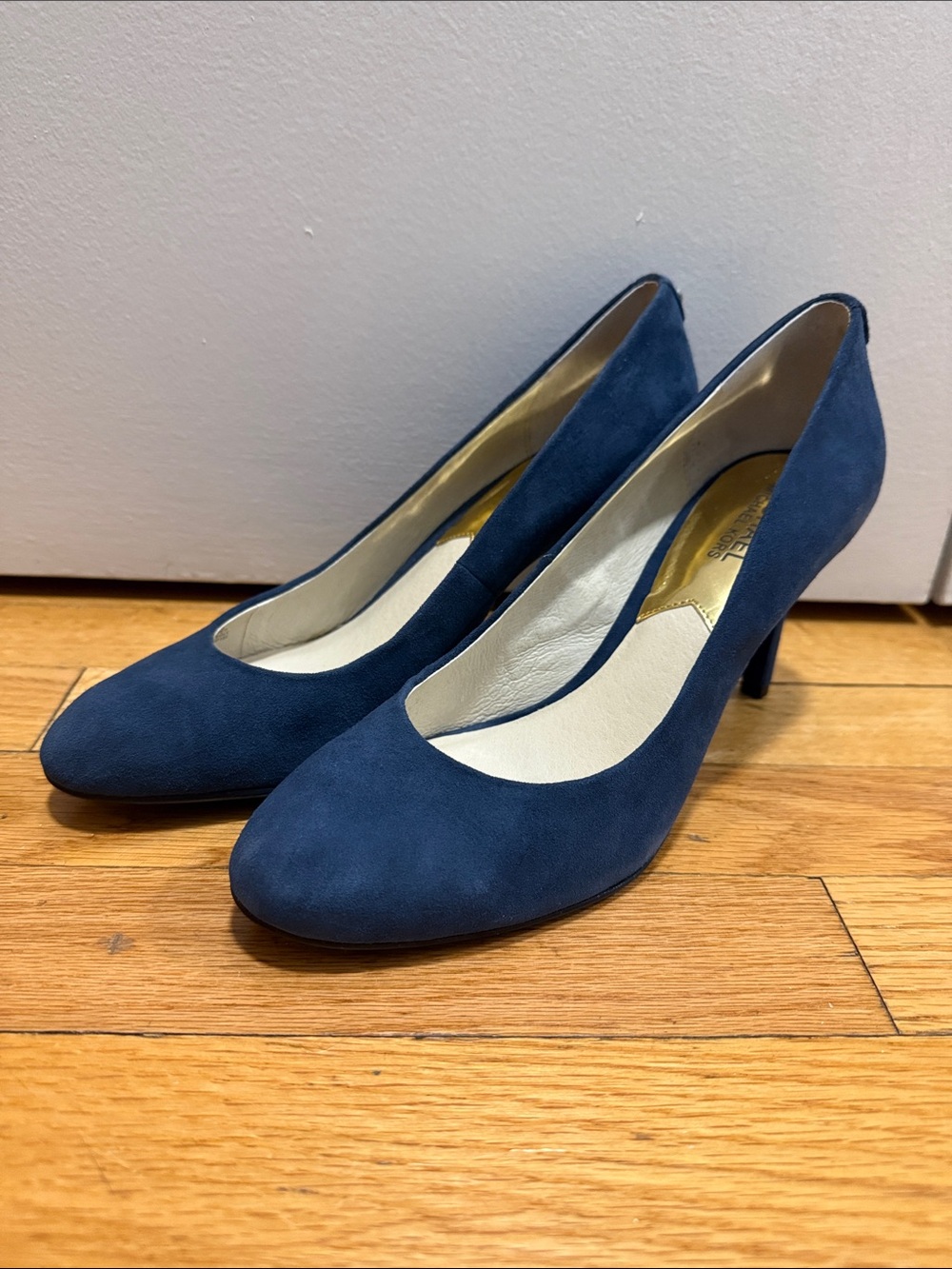 Michael Kors- Classic Navy Suede Women's Pumps